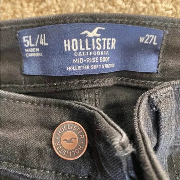 Hollister Black Women’s Bootcut Jeans - Picture 2 of 2